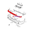 Suzuki Swift Lökhárító Első Felső 1996-tól Új utángyártott termék