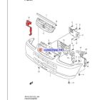 Suzuki Alto 2003-tól Lökhárító tartó Jobb első Új utángyártott termék