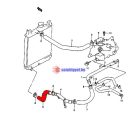 Suzuki Swift Vízcső Alsó 1.3-as motorokhoz Új utángyártott termék