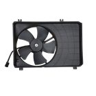 Suzuki Swift 2005-től Víz és klímahűtő ventilátor 2010-ig Új utángyártott termék