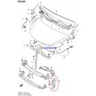 Suzuki Alto 2010-től légterelő műanyag Bal első Gyári új termék