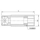Gyertyakulcs 1/2"-os 16-os